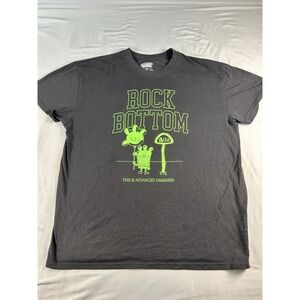 SpongeBob SquarePants Rock Bottom Advanced Darkness Shirt  XL Black Neon SB0058